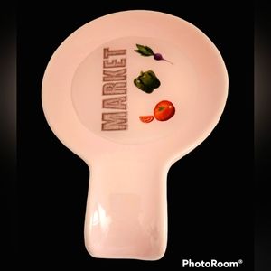 Farmhouse Ceramic Spoon Holder
